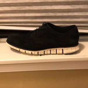 Cole Haan Men’s ZeroGrand Suede Wingtip Oxfords
